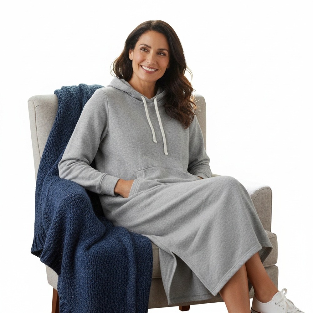 Lands'‎ End Women's Hooded Lounger SKUW047